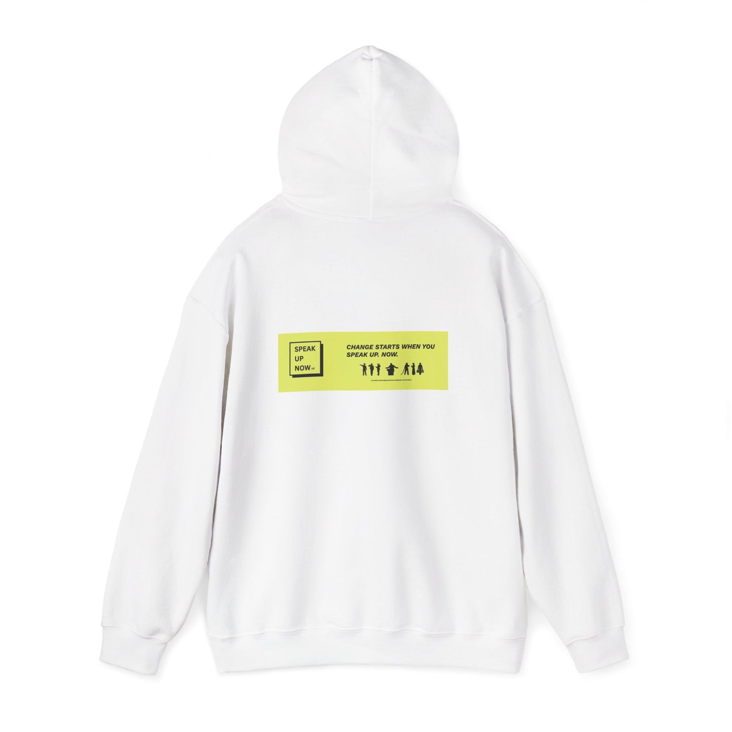Speak Up Now | White Hoodie