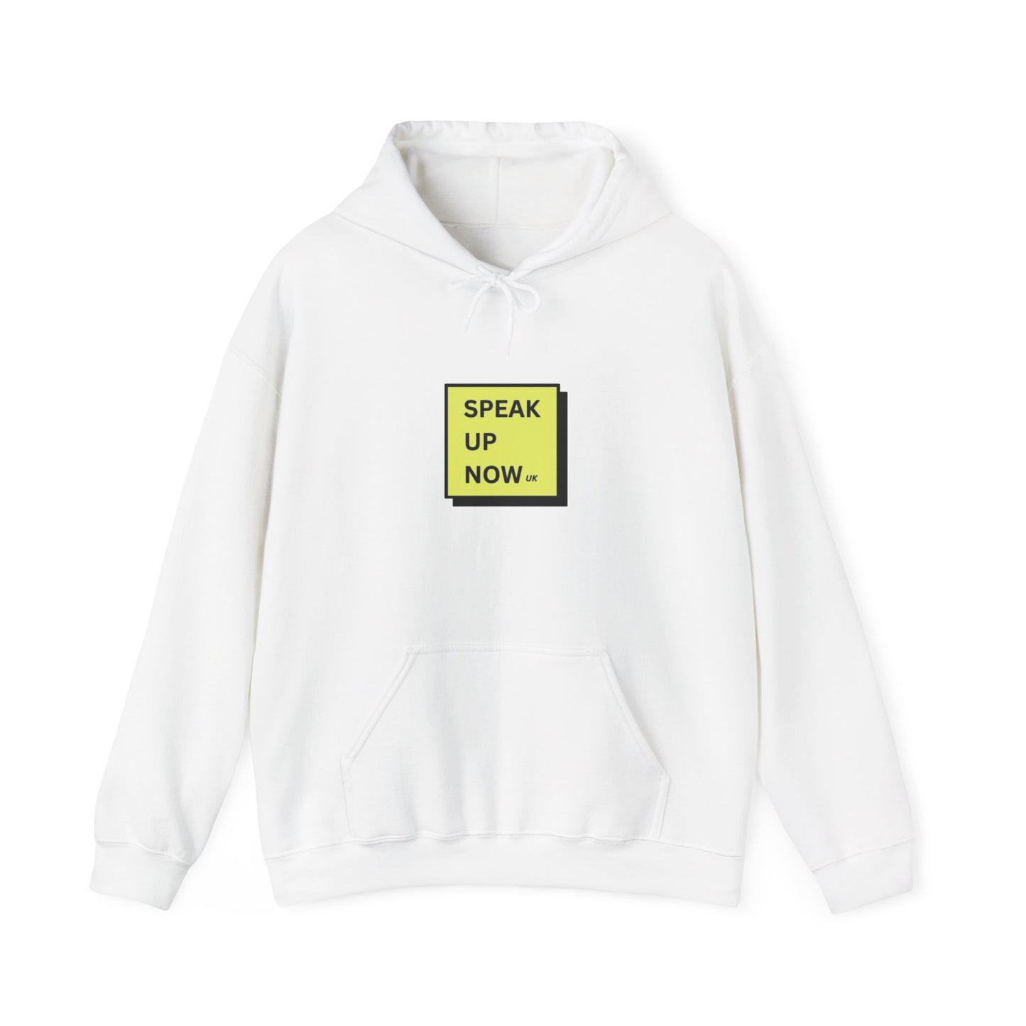 Speak Up Now | White Hoodie