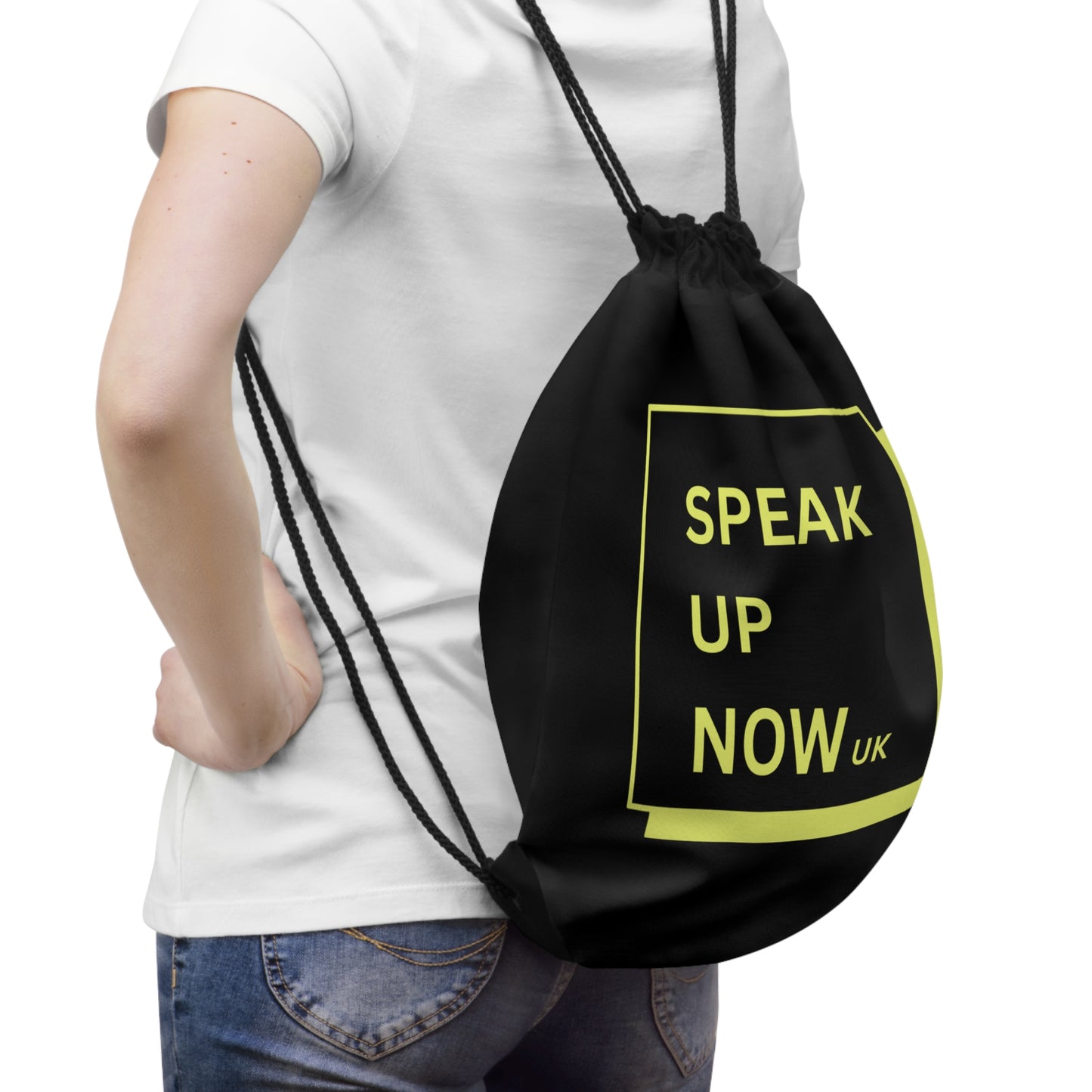 Speak Up Now | Drawstring Bag